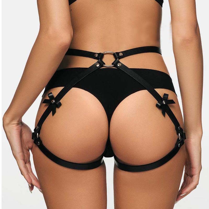 Erotic belt body buttocks bondage harness