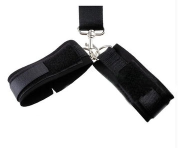 Cuffs and collar connected