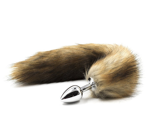 Brown Fox Tail Butt Plug