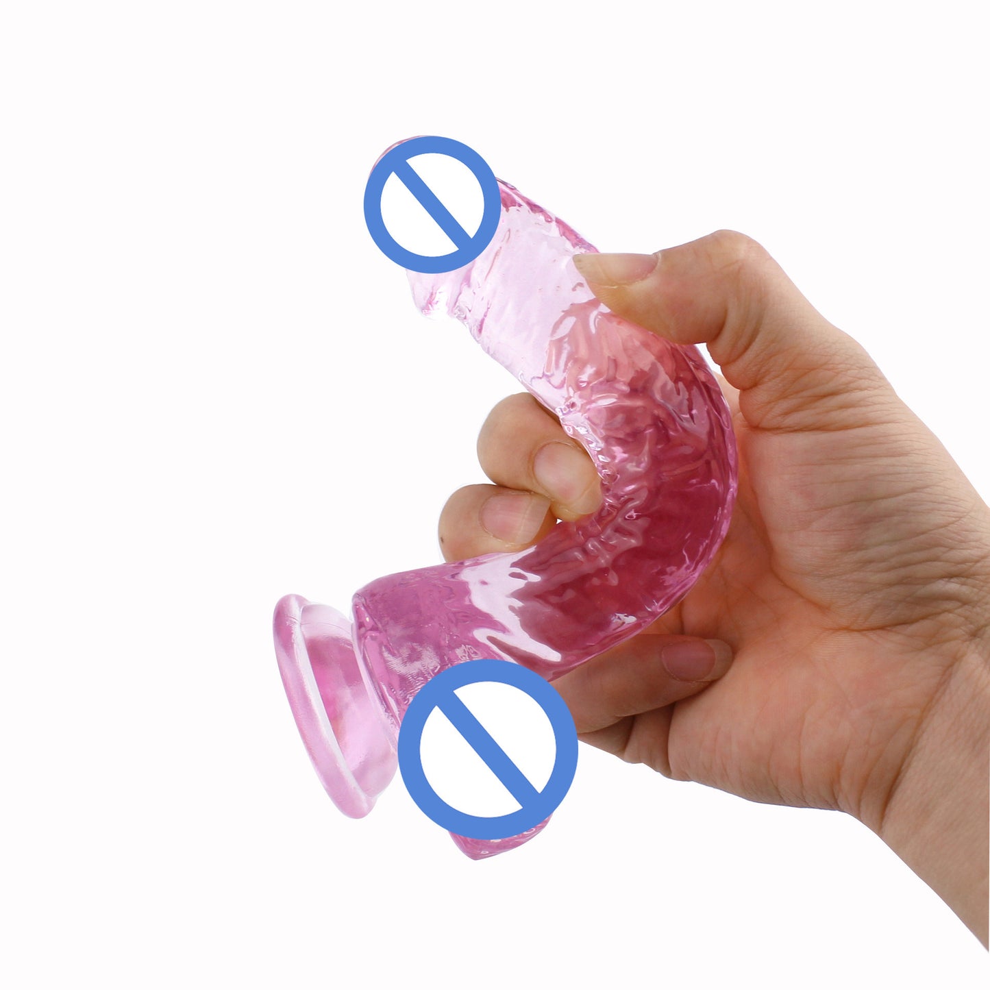 Transparent realistic dildo 3 colours